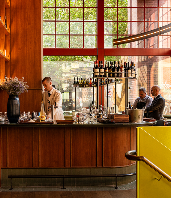 Restaurant interior